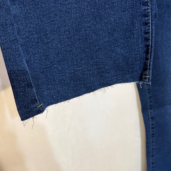 Dark Blue Straight Leg Women's Jeans - Picture 3 of 6